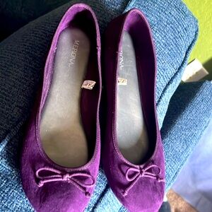 Size 7 1/2 MERONA Purple Flats